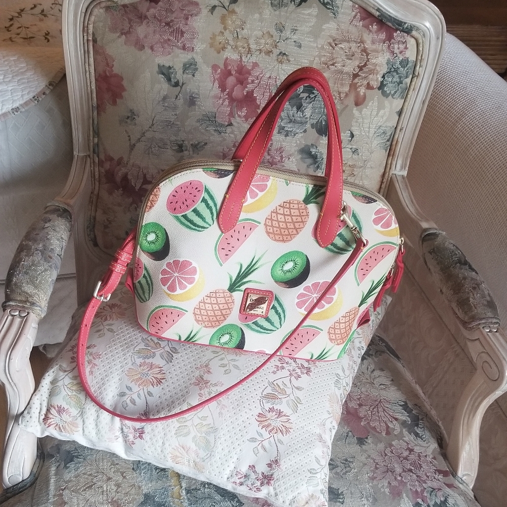 Dooney & Bourke Pineapple and Kiwi Purse